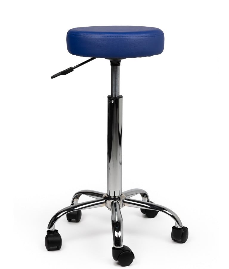 tabouret blauw hoog