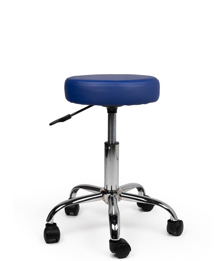 tabouret blauw laag