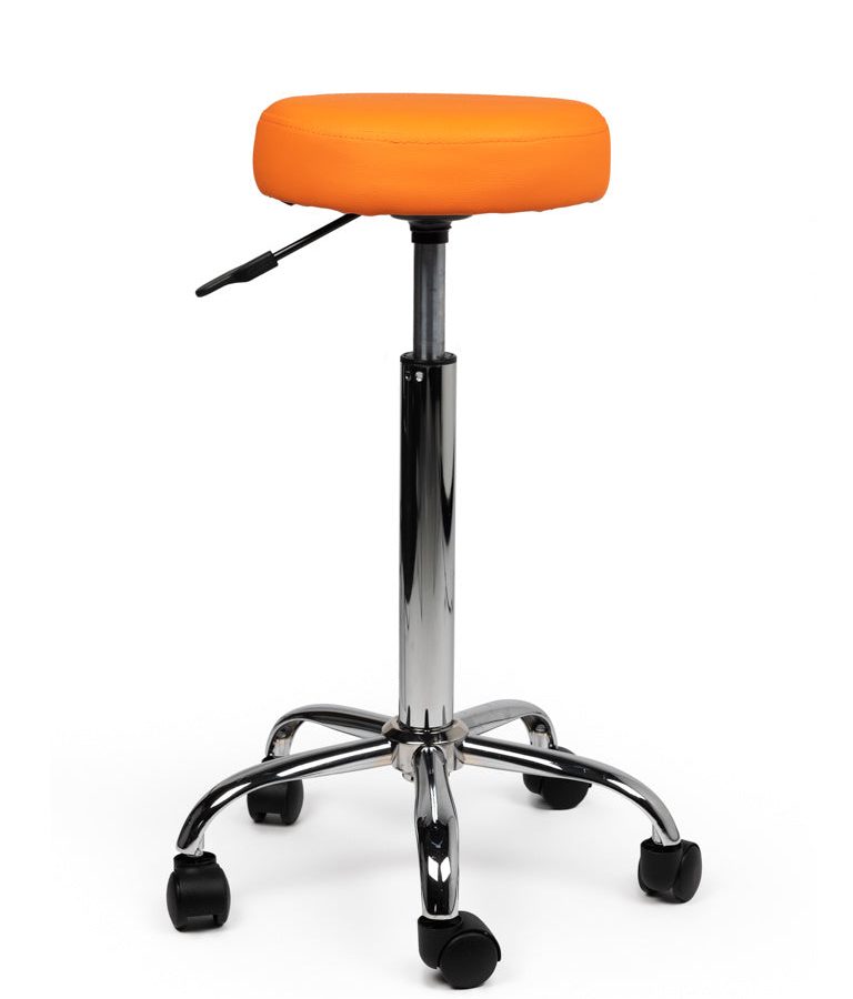 tabouret oranje hoog